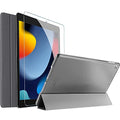 iPad 9th Gen Slim Protective Case with Screen Protector grey