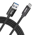 Extra Long 10ft USB-C 3.1 Type-C to USB 3.0 Type-A Nylon Cable | JOTO