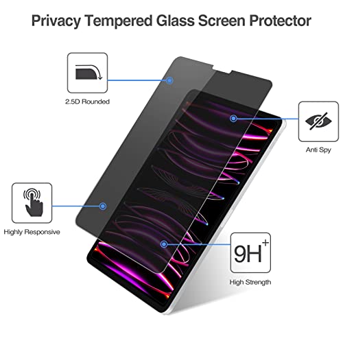 ipad pro 12.9 6th gen​ privacy screen protector