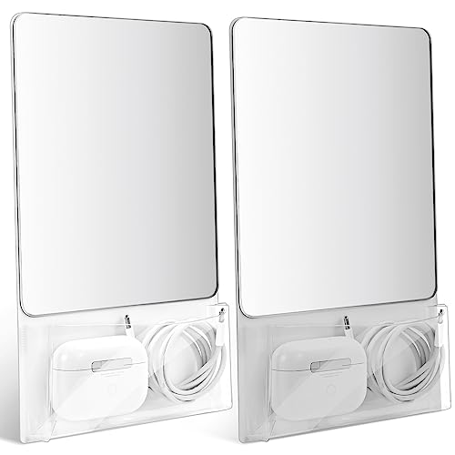 Small Real Glass Magnetic Locker Mirror