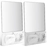 Small Real Glass Magnetic Locker Mirror