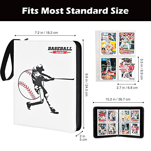 Baseball Trading Card Binder Fits 440-900 Cards