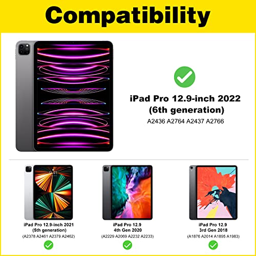 Portfolio Case for iPad Pro 12.9-inch 2021/2020/2018, Protective