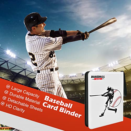 Baseball Trading Card Binder Fits 440-900 Cards