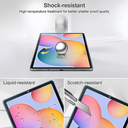 ProCase Galaxy Tab S6 Lite 2020/ 2022 10.4 HD Clear 9H Tempered Glass Screen Protector