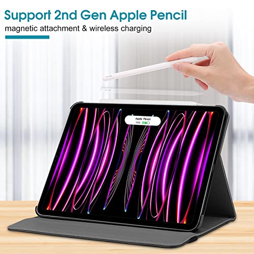  ipad pro 4th gen pu leather case