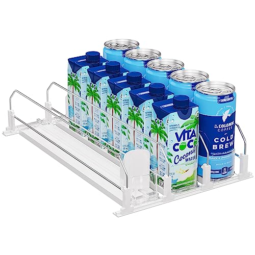 Self-Pushing Automatic Glide Adjustable Drink Rack | Puricon