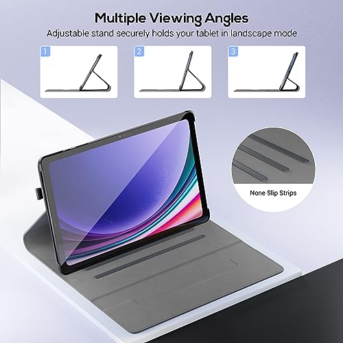 Galaxy Tab S9 Plus 2023 12.4 PU Leather Folio Case