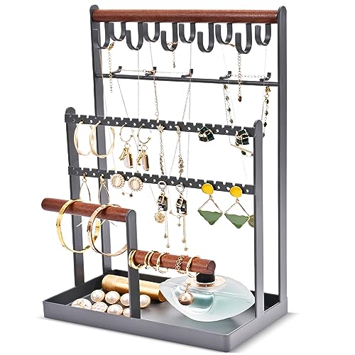 6-Tier Jewelry Organizer Stand with 15 Hooks | Lolalet