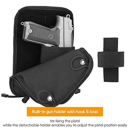 Concealed Gun Pouch Carry Pistol Holster Fanny Pack
