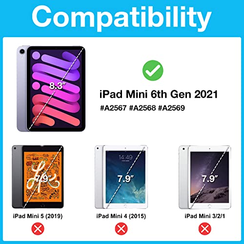 2021 New iPad Mini 6 étui-clavier iPad Mini 6th génération 8