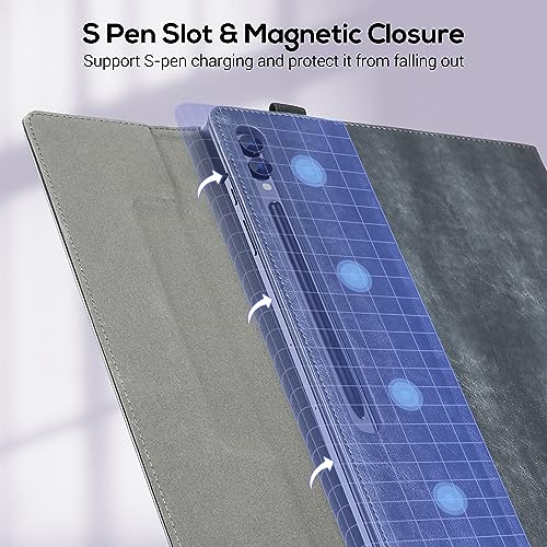 Galaxy Tab S9 Plus 2023 12.4 PU Leather Folio Case