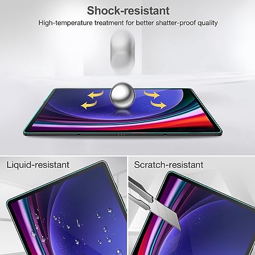 Galaxy Tab S9 Plus 12.4 9H Hardness Tempered Glass Screen Protector