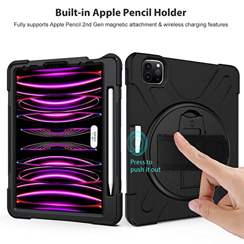 iPad Pro 12.9" 3rd / 4th/ 5th/ 6th Gen Rugged Heavy Duty Case