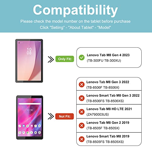 ProCase Lenovo Tab M8 8" 4th Gen 2023 Heavy Duty Shockproof Case