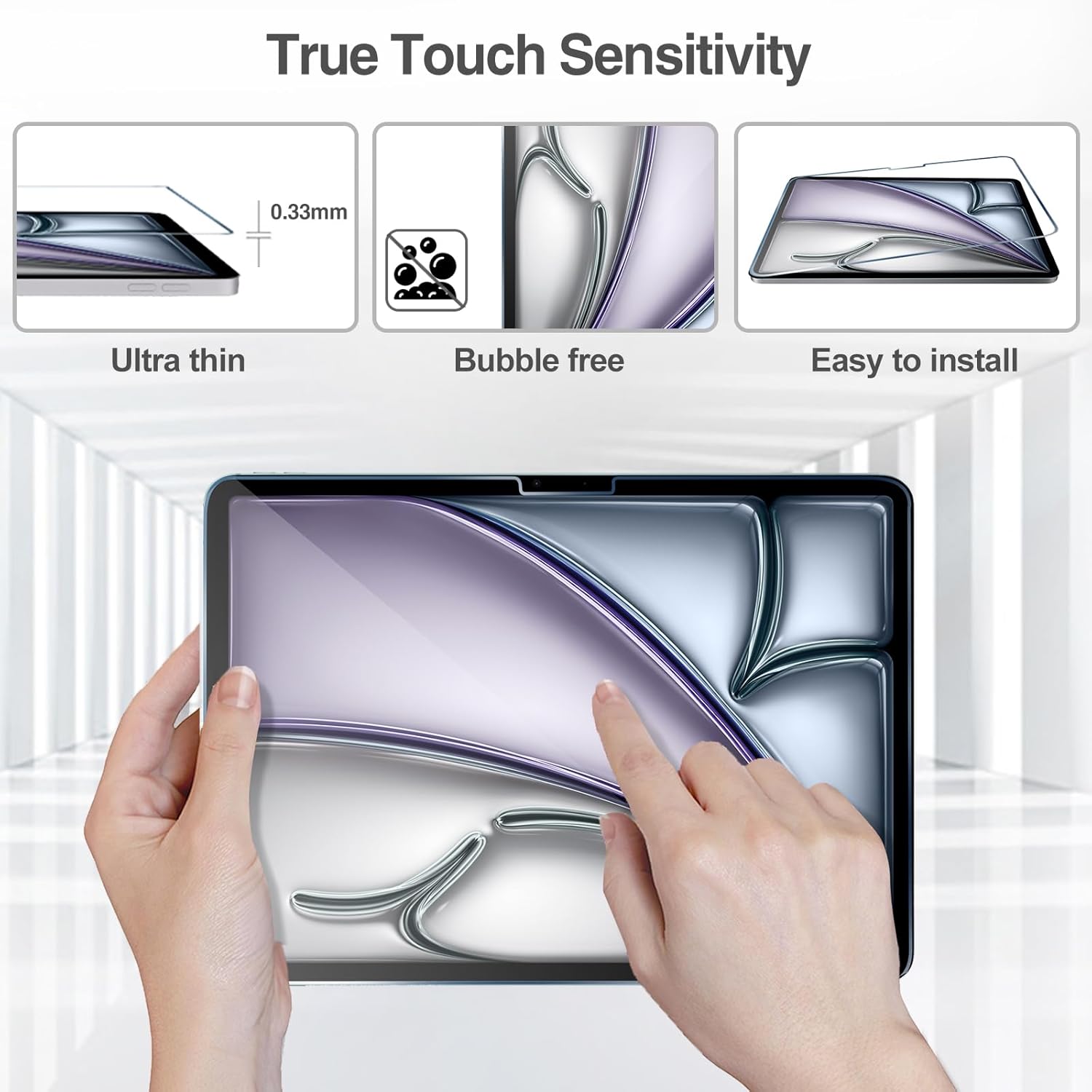 ProCase Screen Protector for iPad Air 11-Inch M2 2024 iPad Air 6th Gen