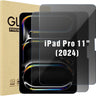 ProCase Tempered Glass Privacy Screen for iPad Pro 11"M4 5th Gen 2024