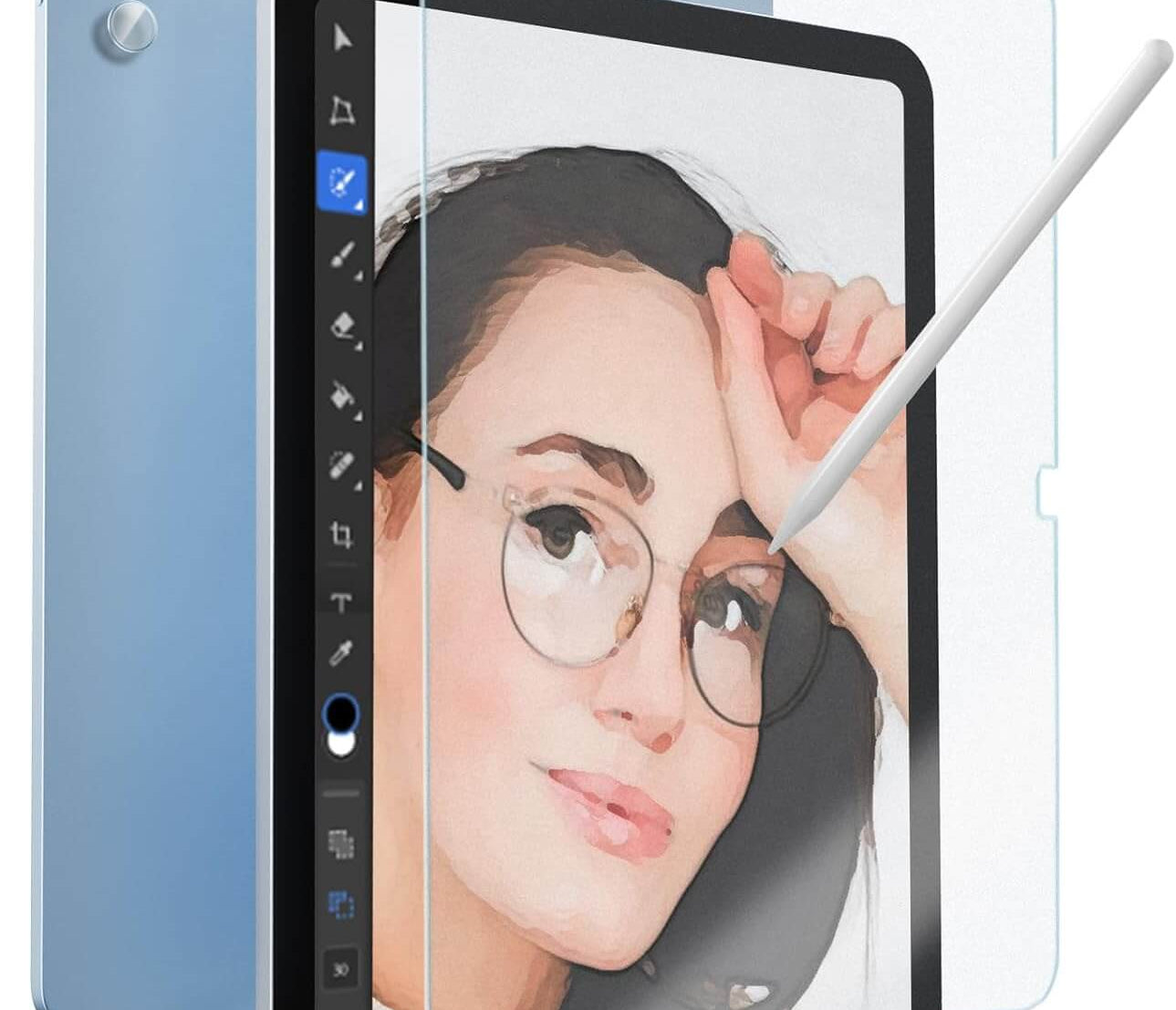 ProCase Tempered Paper Screen Protector for iPad (A16) 11th/10th Gen with 3 Pack Camera Lens Protector