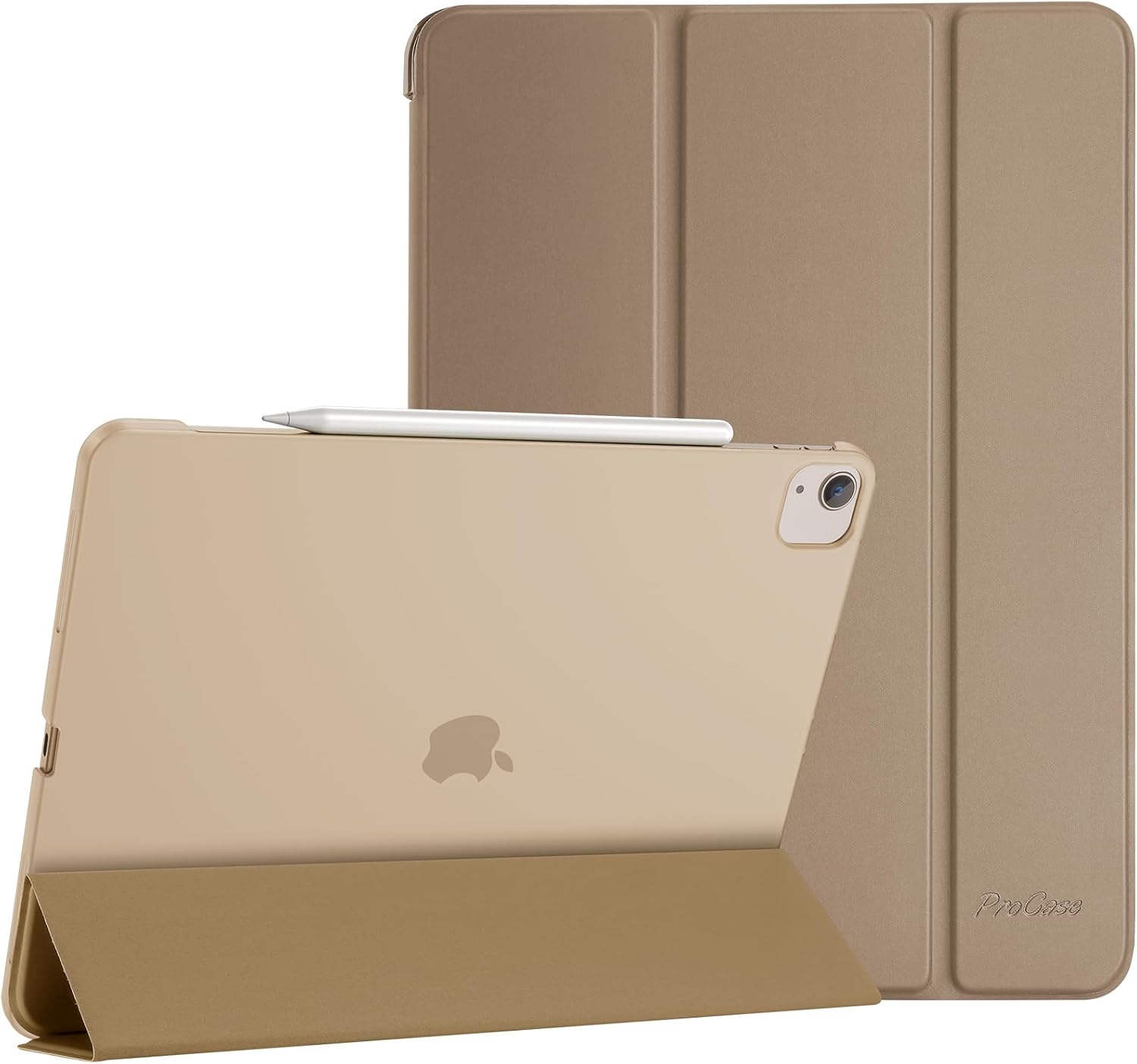 ProCase Slim Case for iPad Air 13" M2 2024/ iPad Pro 12.9" 3-6th Gen Starlight