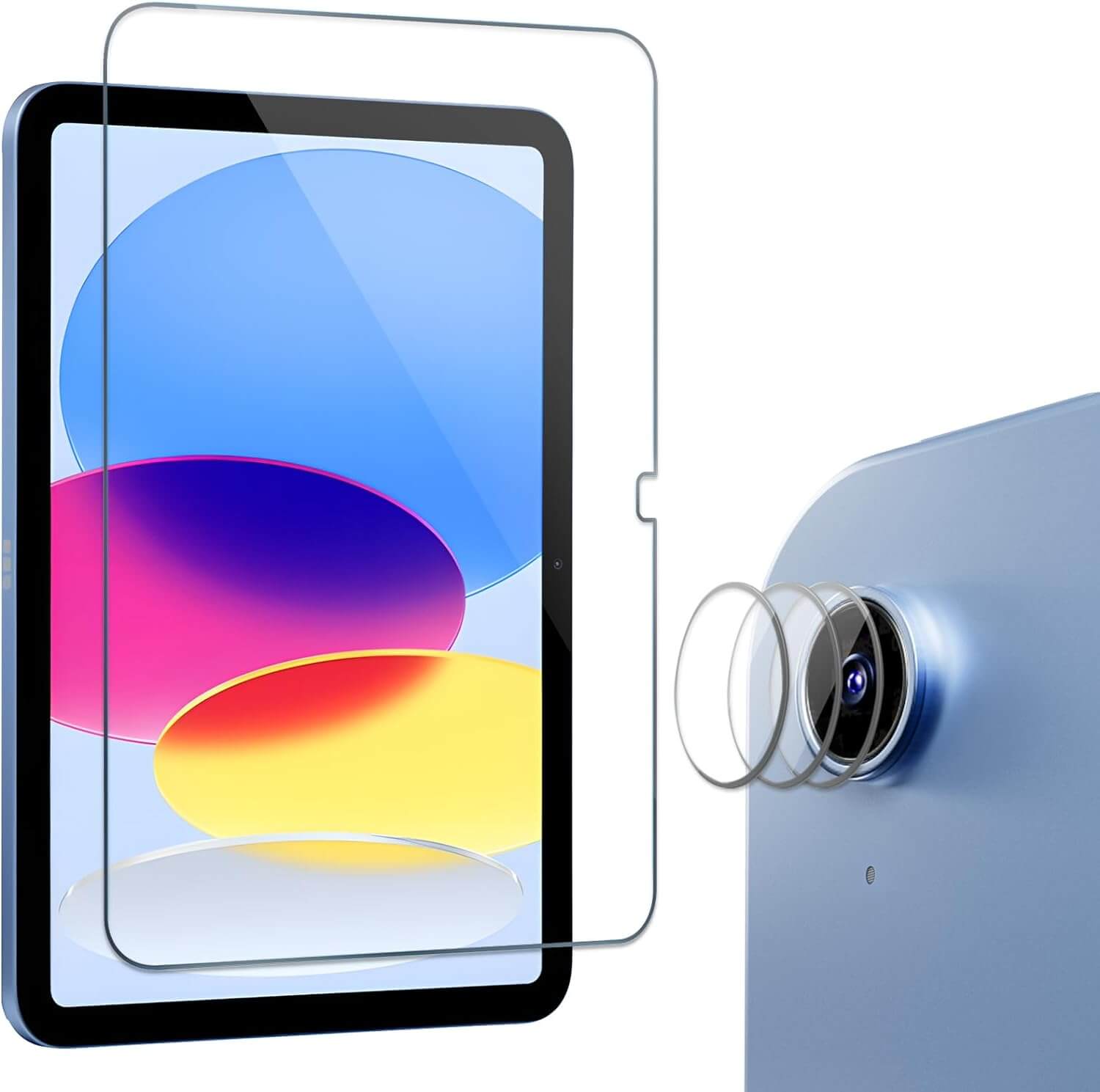 ProCase Tempered Screen Protector for iPad 11th/10th Gen with Camera Lens Protector