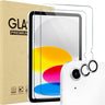 ProCase Tempered Glass Screen Protector for iPad 11th/10th Gen & Camera Lens Protector 2 Pack Silver