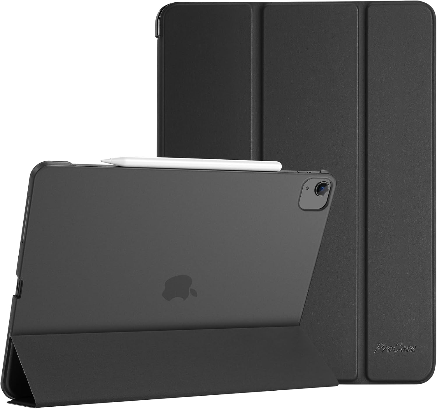 ProCase Slim Case for iPad Air 13" M2 2024/ iPad Pro 12.9" 3-6th Gen Shadowblack