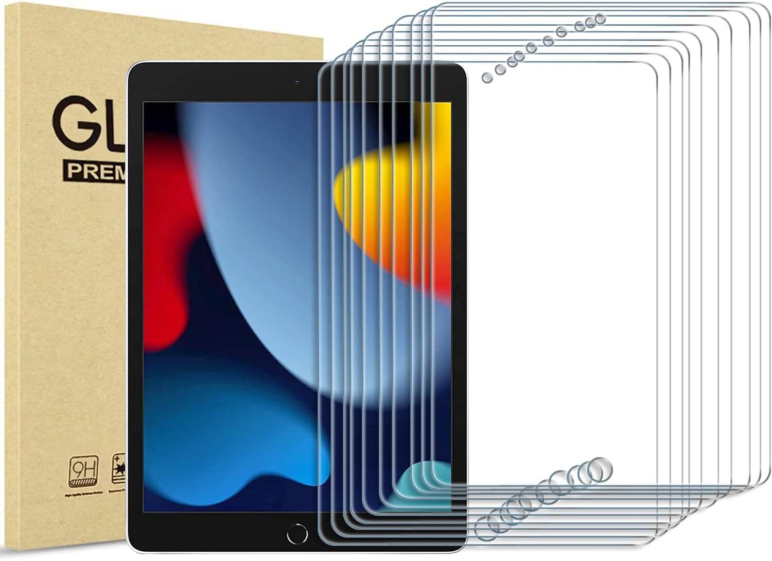 iPad 10.2" 7th/8th/9th Gen Tempered Glass Screen Protector