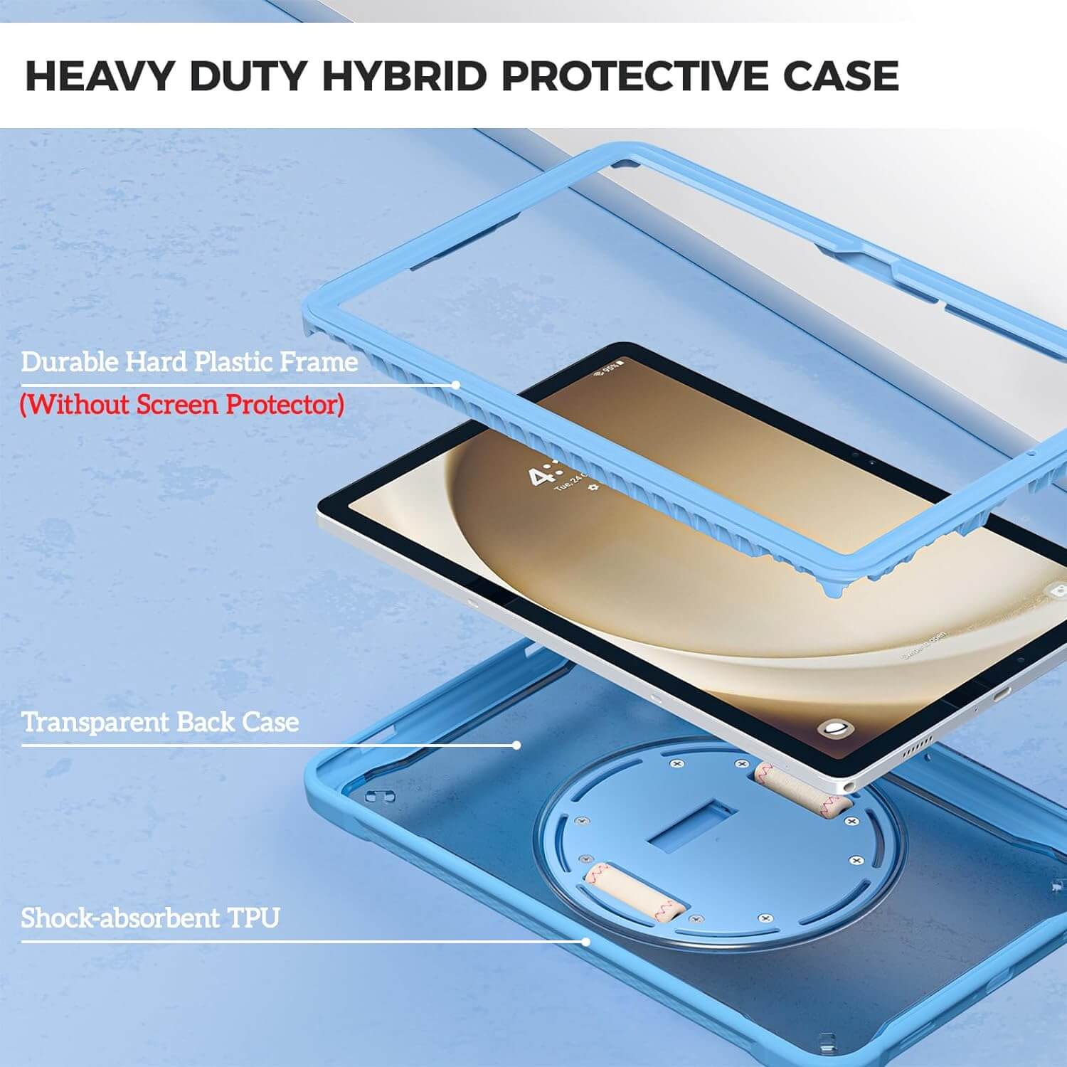 Galaxy Tab A9 Plus/A9+ 5G 11 Inch 2023 Shockproof Rugged Kids Case