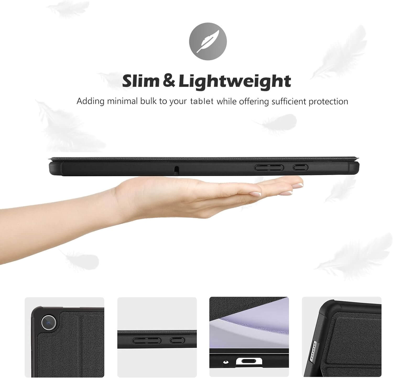 Galaxy Tab A9 Plus 11 Inch 2023 Smart Slim Stand Cover