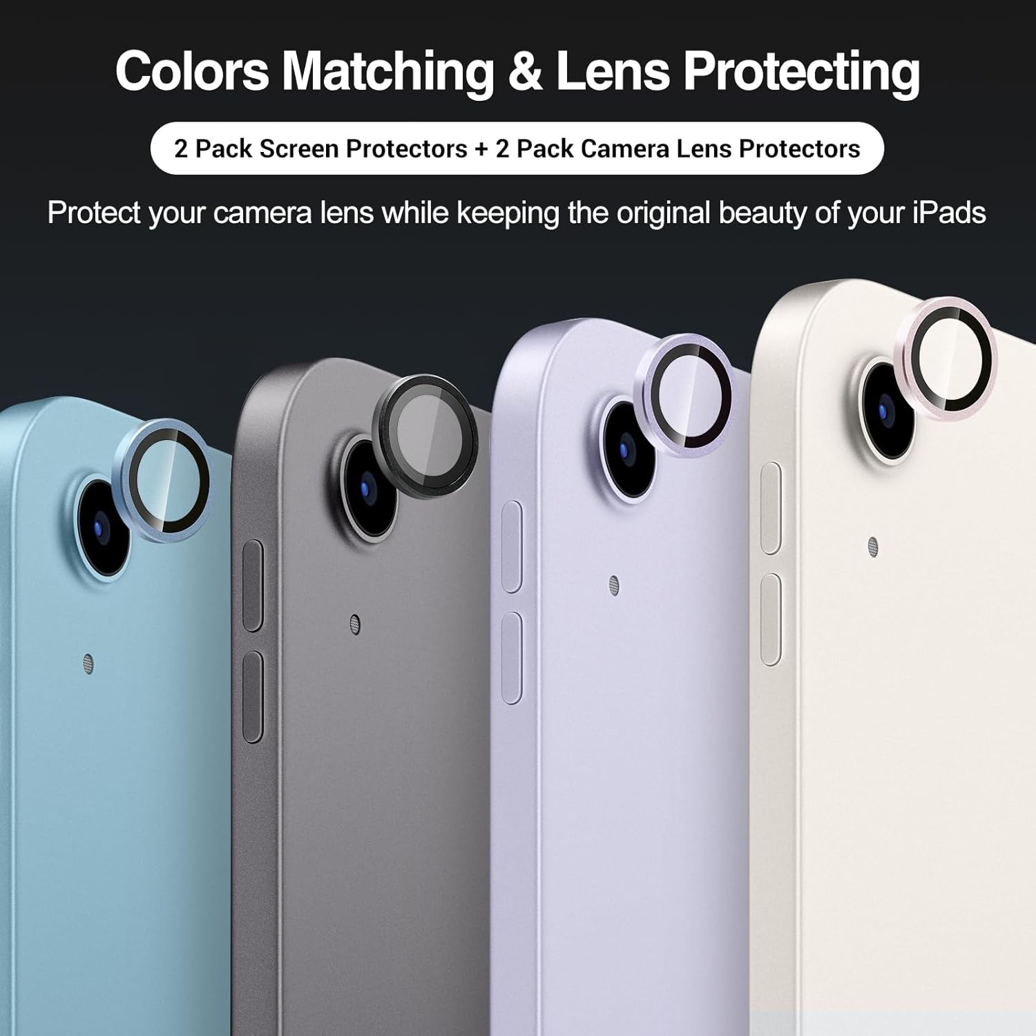 ProCase Screen Protector/Camera Lens Protector for iPad Air 5th/4th Gen