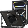 ProCase Heavy Duty Shockproof Rugged Case for iPad Pro 11/13 inch 2024 M4 Black