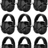 ProCase Noise Reduction Ear Muffs Black 9 Pack