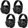 ProCase Noise Reduction Ear Muffs Black 4 Pack