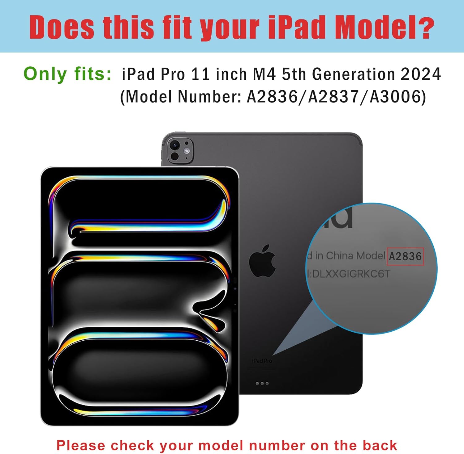 ProCase Tempered Glass Privacy Screen for iPad Pro 11"M4 5th Gen 2024