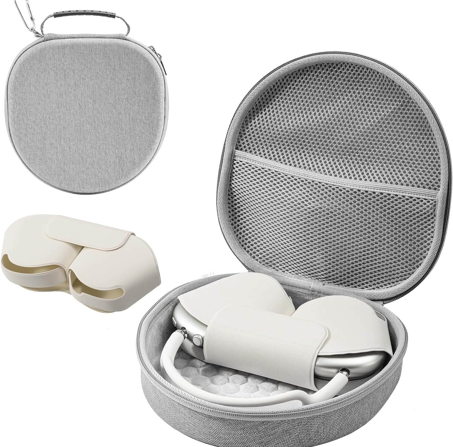 Hard Carrying Case with Sleep Mode Cover for Apple AirPods Max
