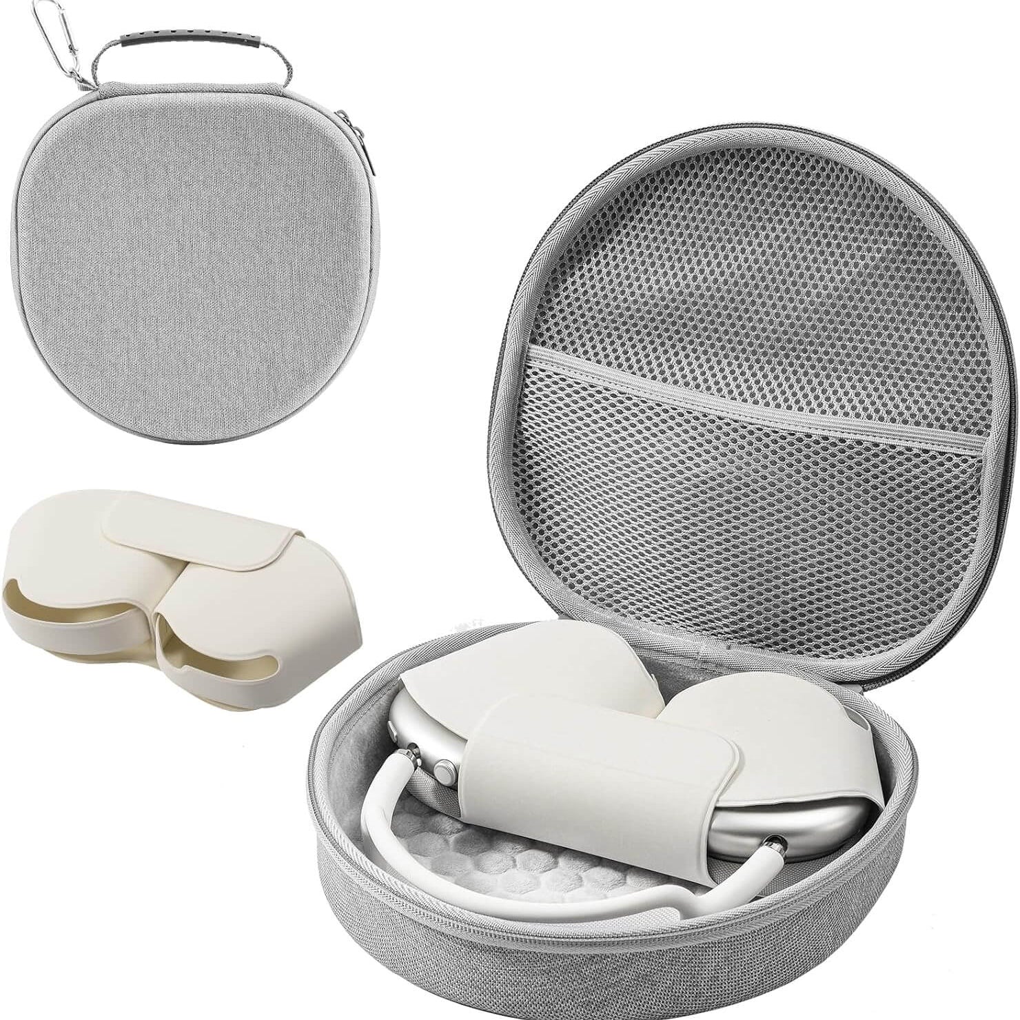 Hard Carrying Case with Sleep Mode Cover for Apple AirPods Max