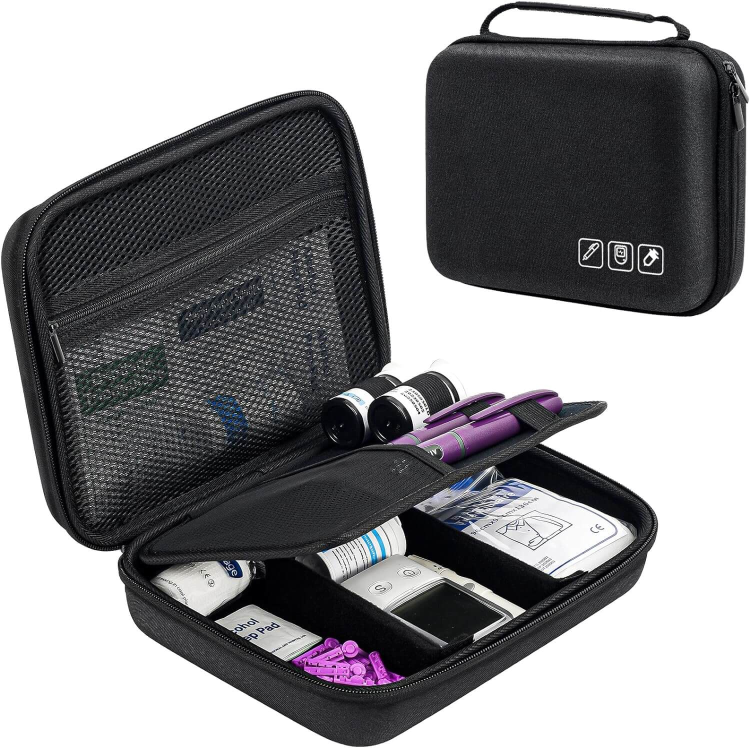 Hard Carrying Case for Diabetic Suppliers