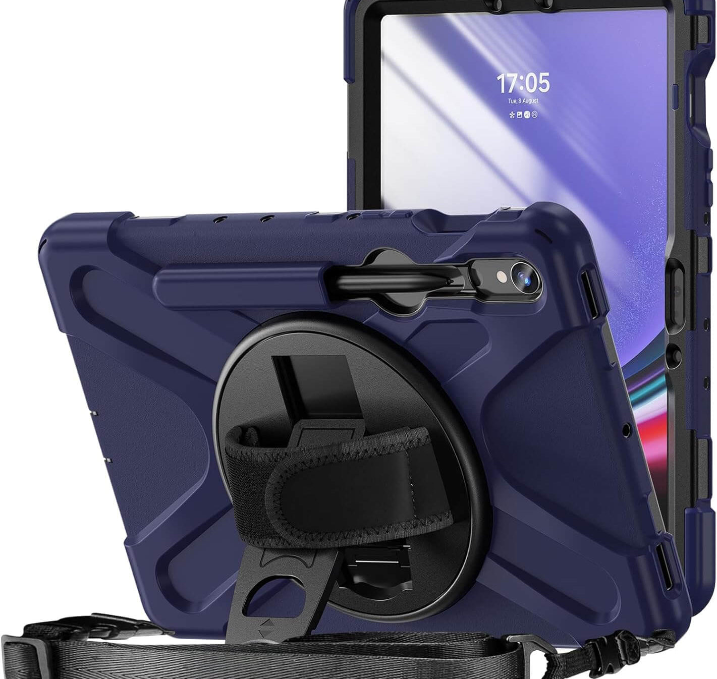 Galaxy Tab S9/ S8/ S7 Heavy Duty Rotatable Shockproof Case