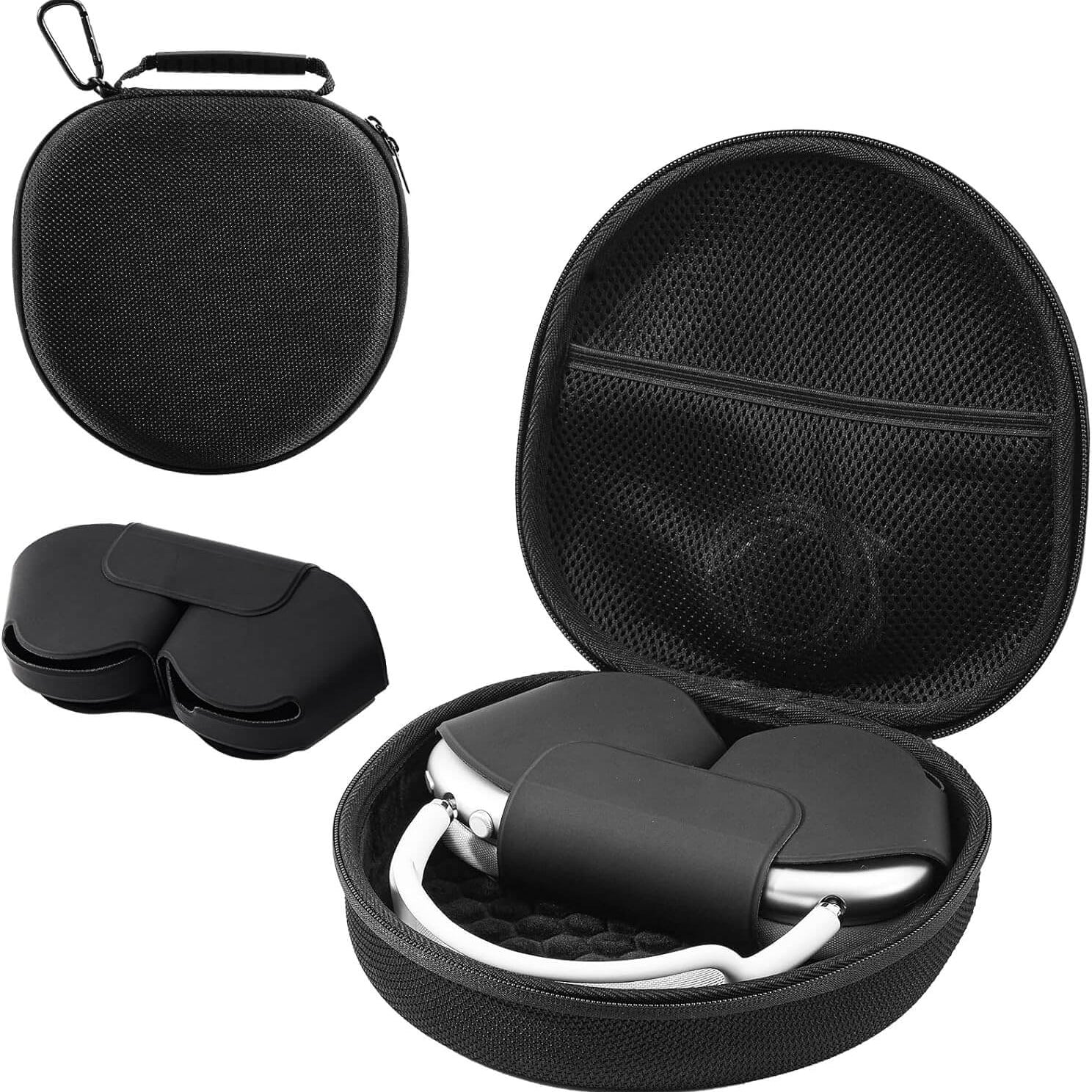 Hard Carrying Case with Sleep Mode Cover for Apple AirPods Max