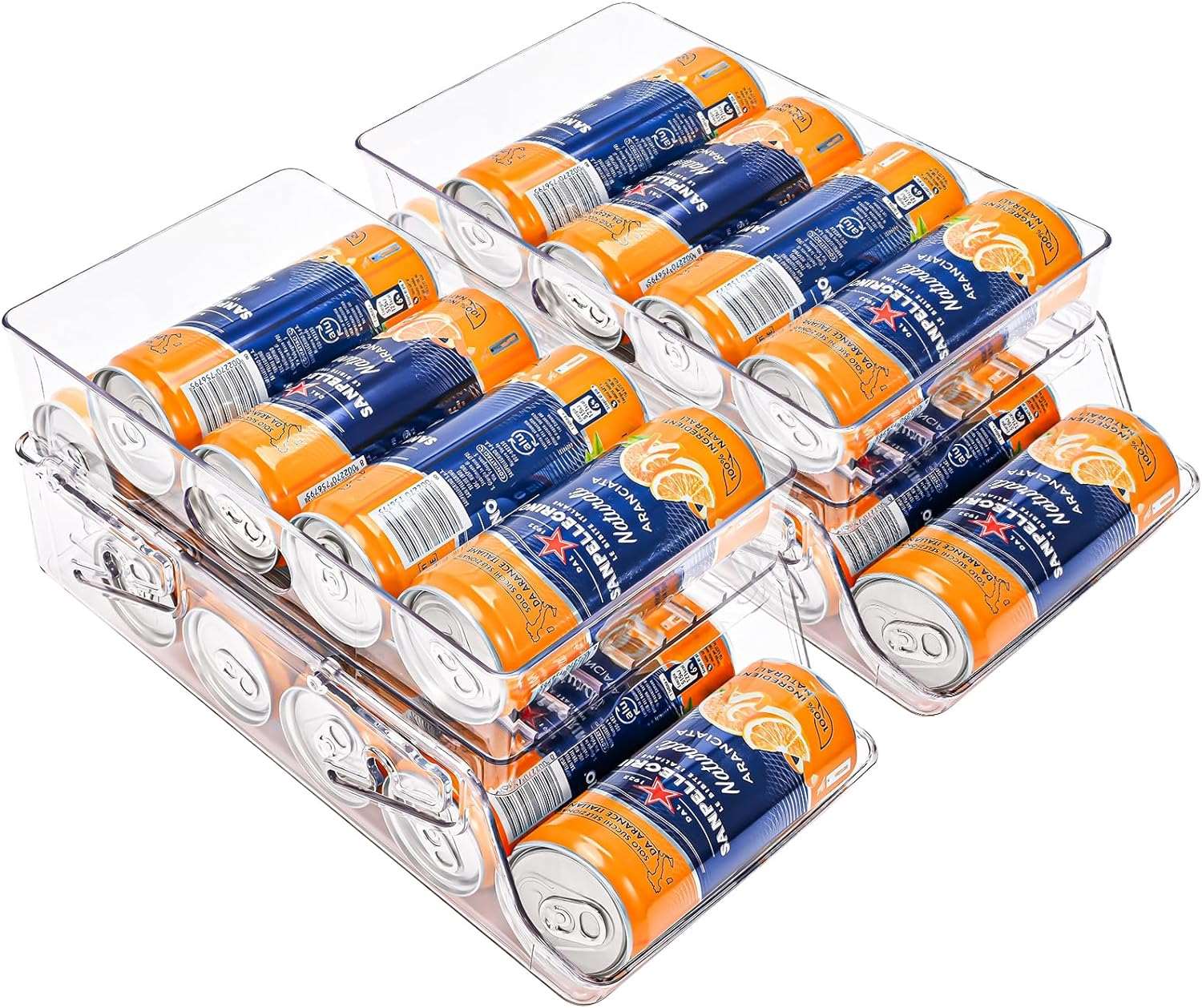 (1 Pack / 2 Pack) Medium Foldable Soda Can Organizer for 330ml (11.15oz) Cans | Puricon