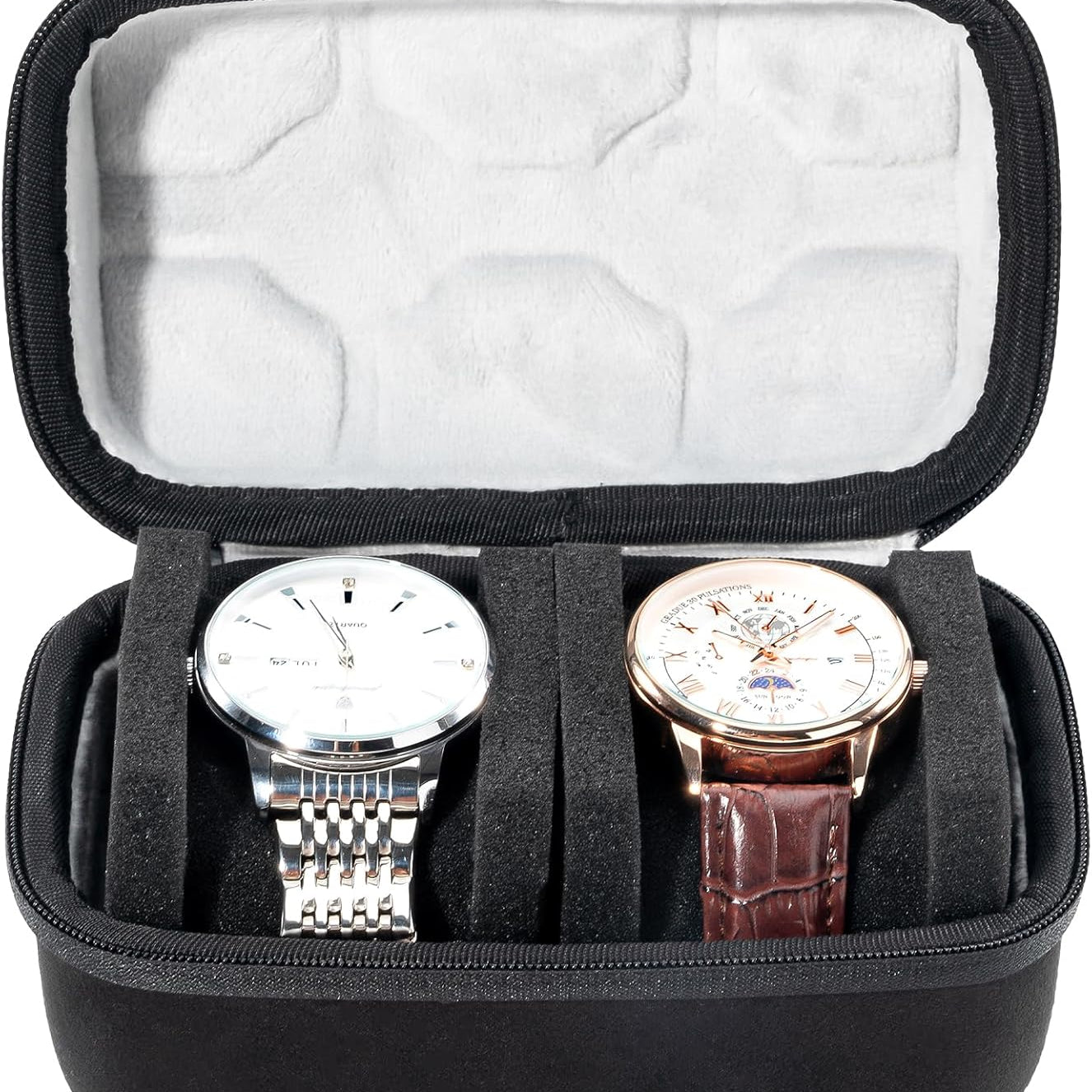 ProCase Watch Travel Case for Men Women 2 Slot