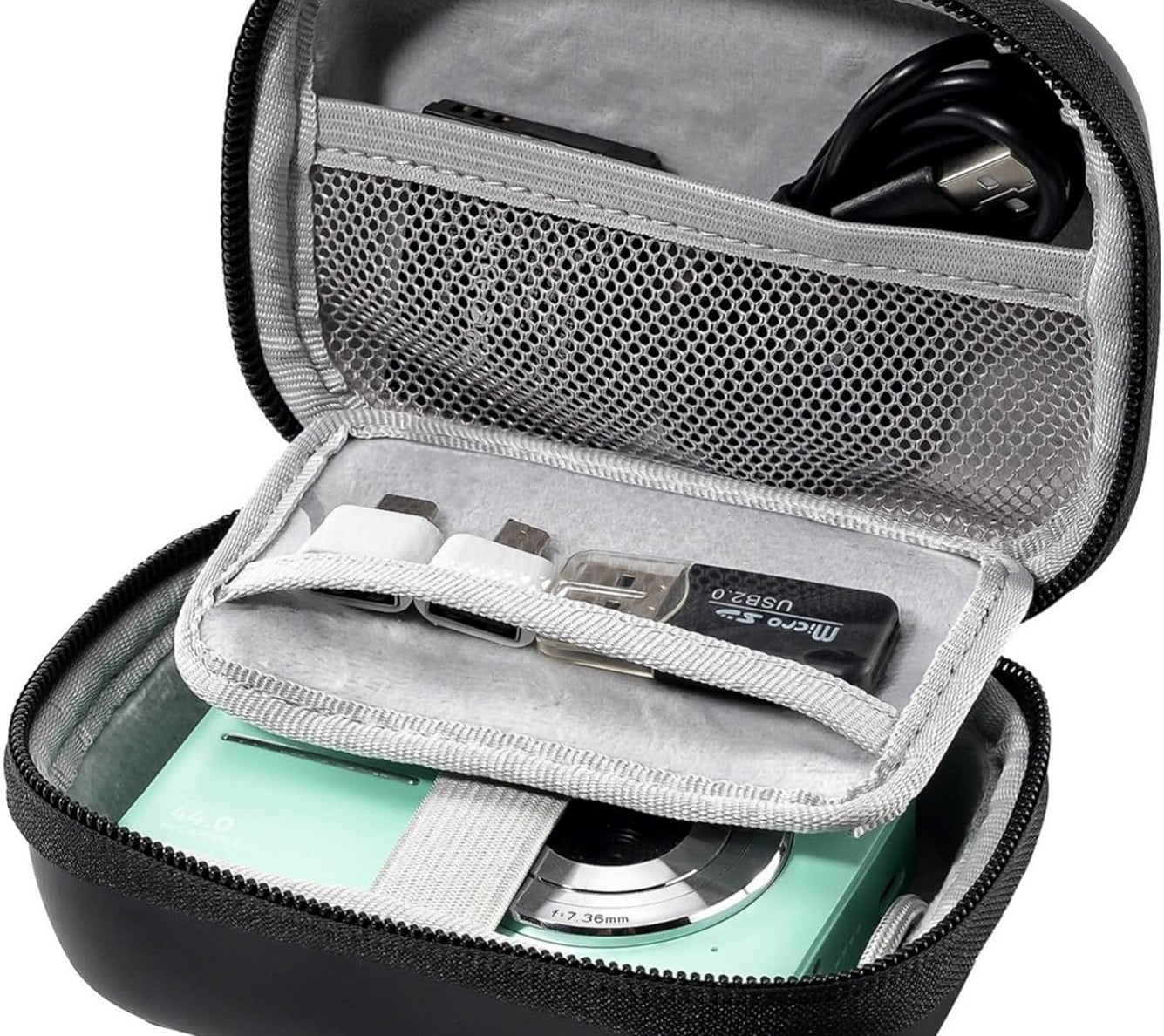 ProCase Small Digital Camera Case for KODAK PIXPRO FZ55/FZ53/FZ45/FZ43 Black