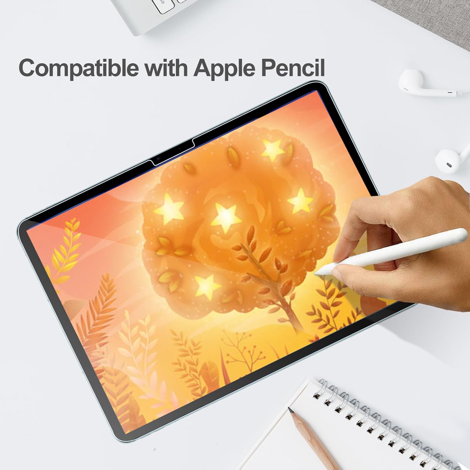 ProCase Screen Protector for iPad Air 11-Inch M2 2024 iPad Air 6th Gen