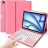 iPad Air 11" M4/M3/M2 & iPad Air 10.9" 4th/5th Gen Detachable Keyboard Case with Trackpad & Pencil Holder Melonpink