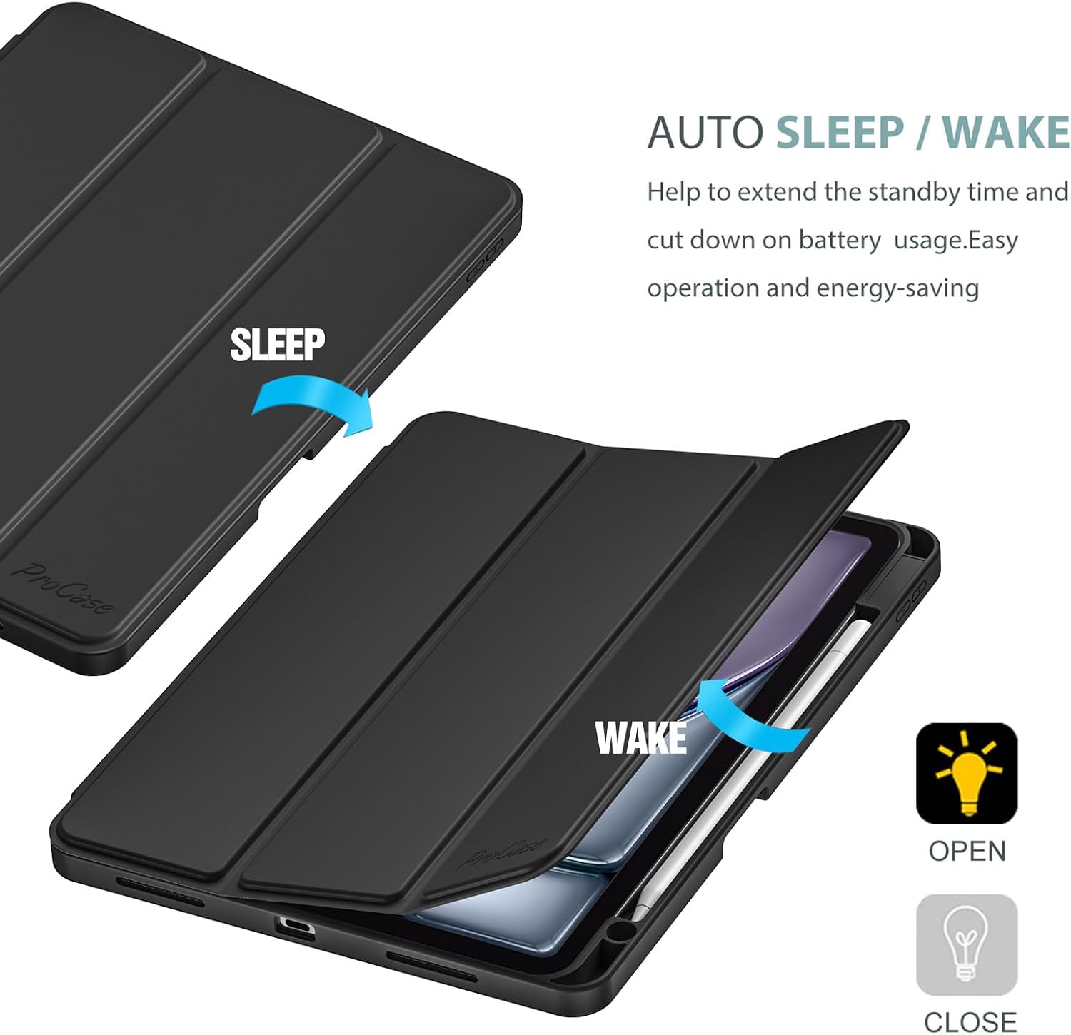 iPad Air 11 Inch Case M4/M3/M2, Air 5th/4th Gen 10.9