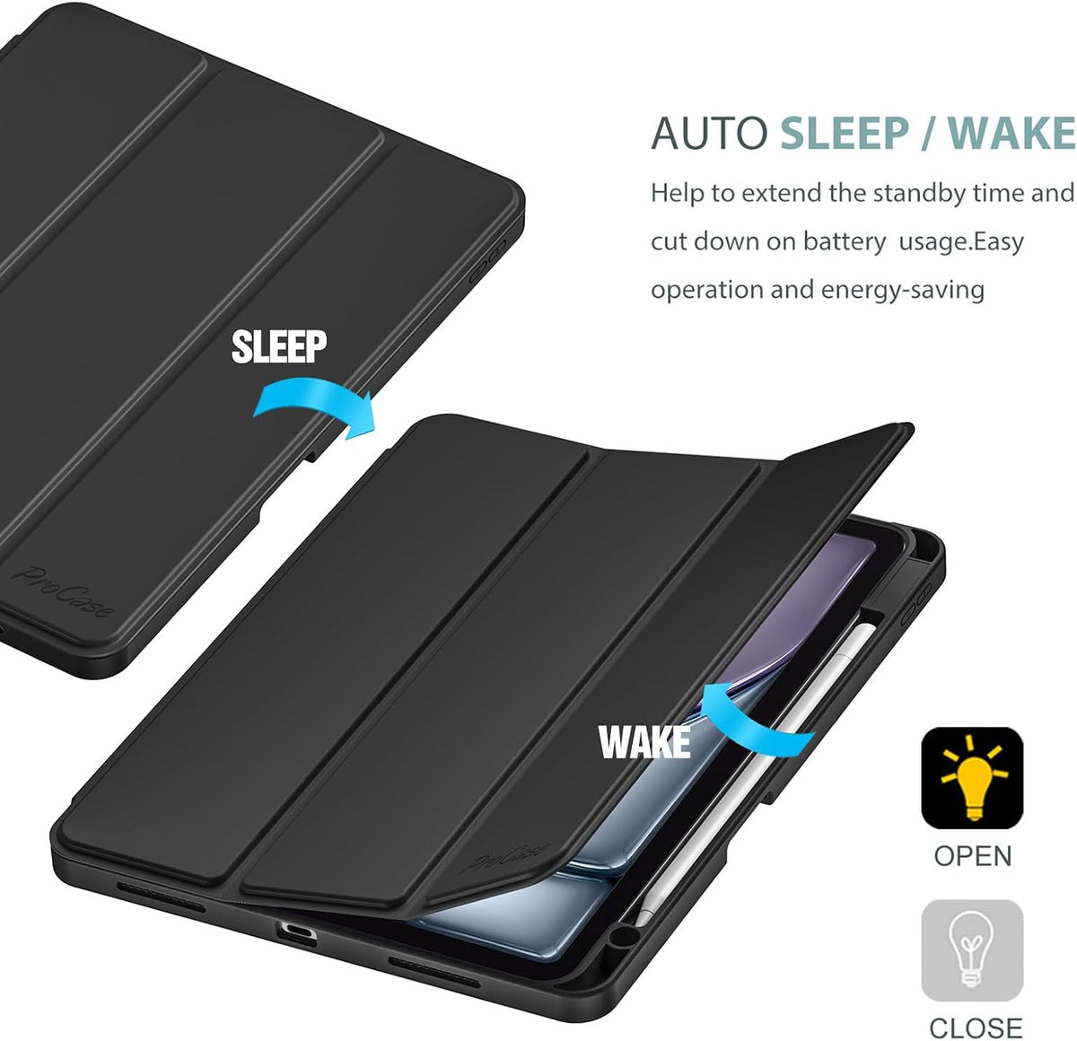 iPad Air 11 Inch Case M4/M3/M2, Air 5th/4th Gen 10.9