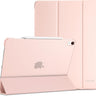 iPad Air 13 Inch Case M3 2025/M2 2024, Slim Smart Cover iPad 13 Air M3 M2 Case with Translucent Hard Shell Back, Supports Touch ID, Auto Wake/Sleep, pink