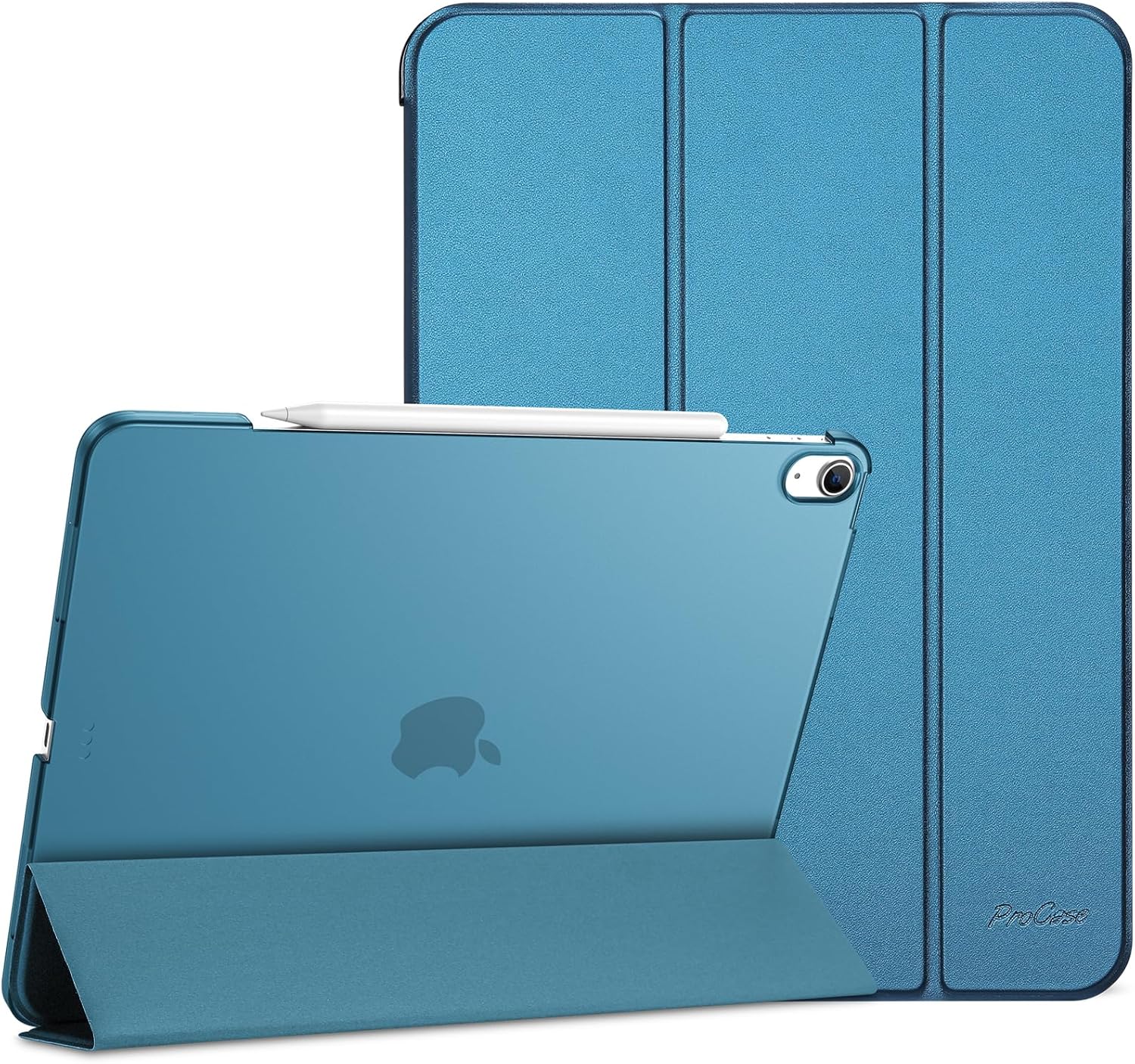 iPad Air 13 Inch Case M3 2025/M2 2024, Slim Smart Cover iPad 13 Air M3 M2 Case with Translucent Hard Shell Back, Supports Touch ID, Auto Wake/Sleep