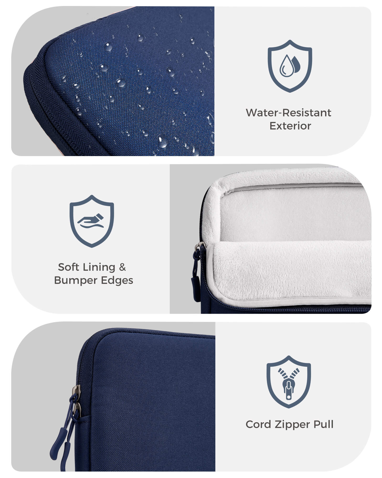 Laptop Sleeve for MacBook Neo 13 inch 2026 (Model A3404, A18 Pro), navy