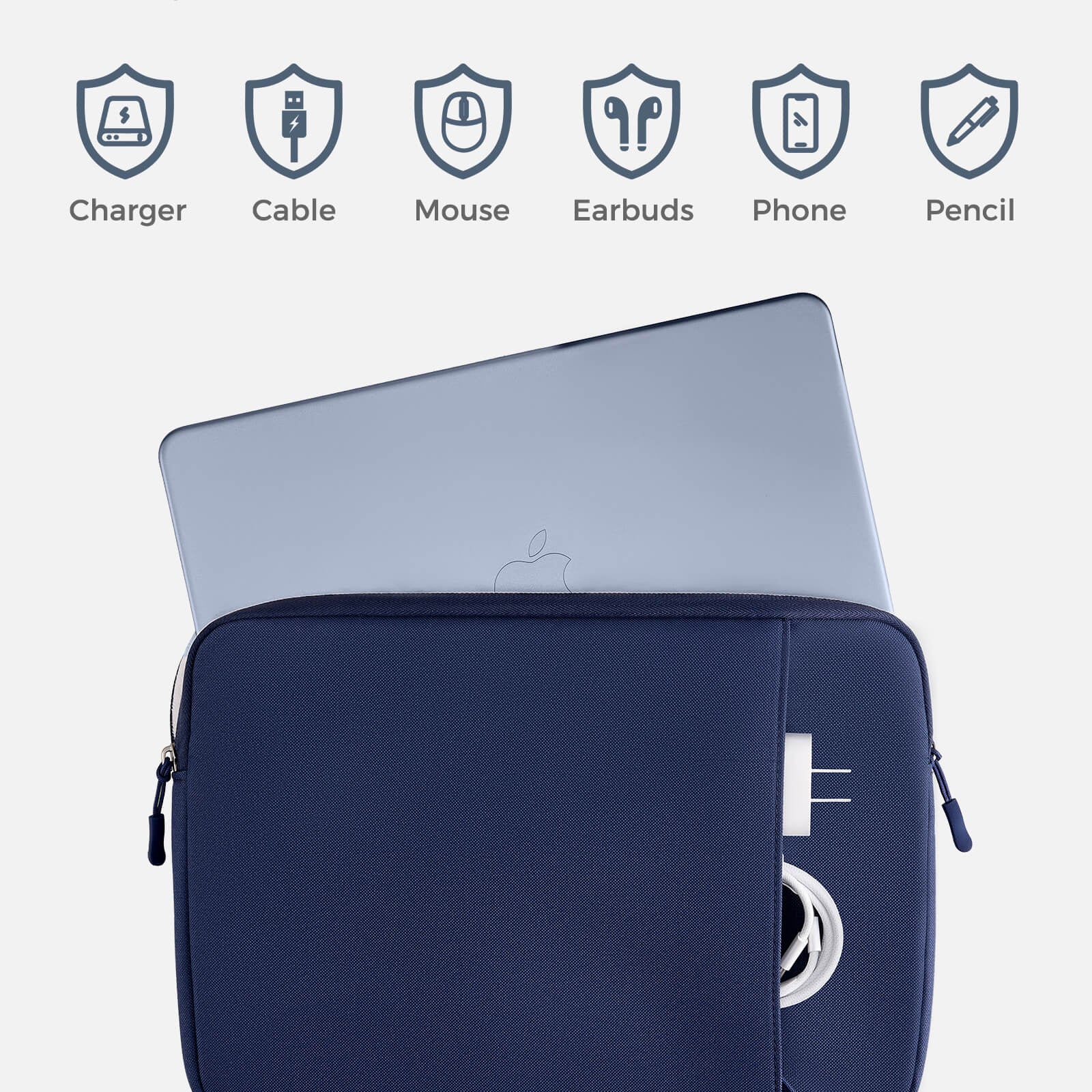 Laptop Sleeve for MacBook Neo 13 inch 2026 (Model A3404, A18 Pro), navy